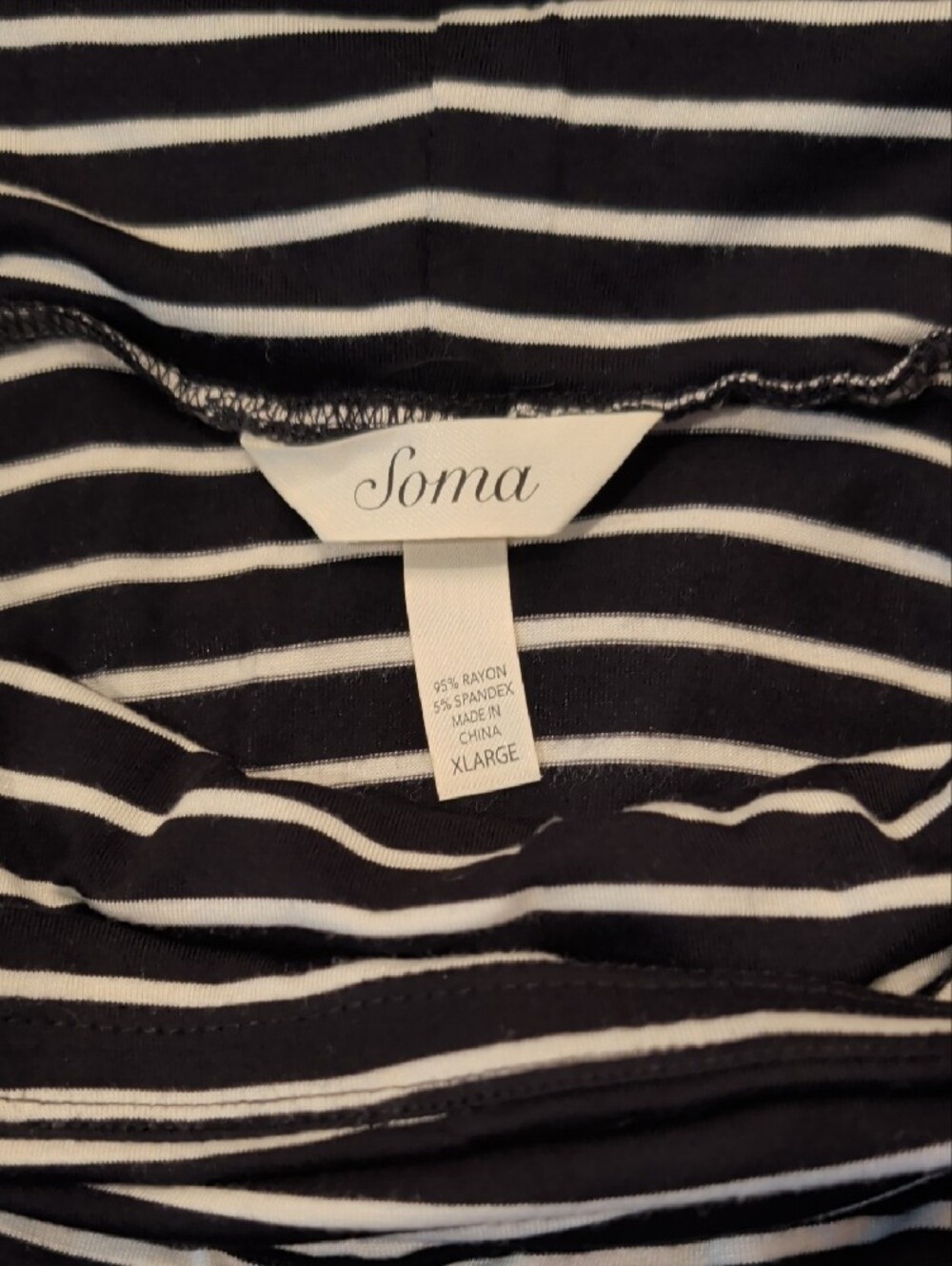 Black & White Striped Spaghetti Strap Maxi Dress - Picture 5 of 5